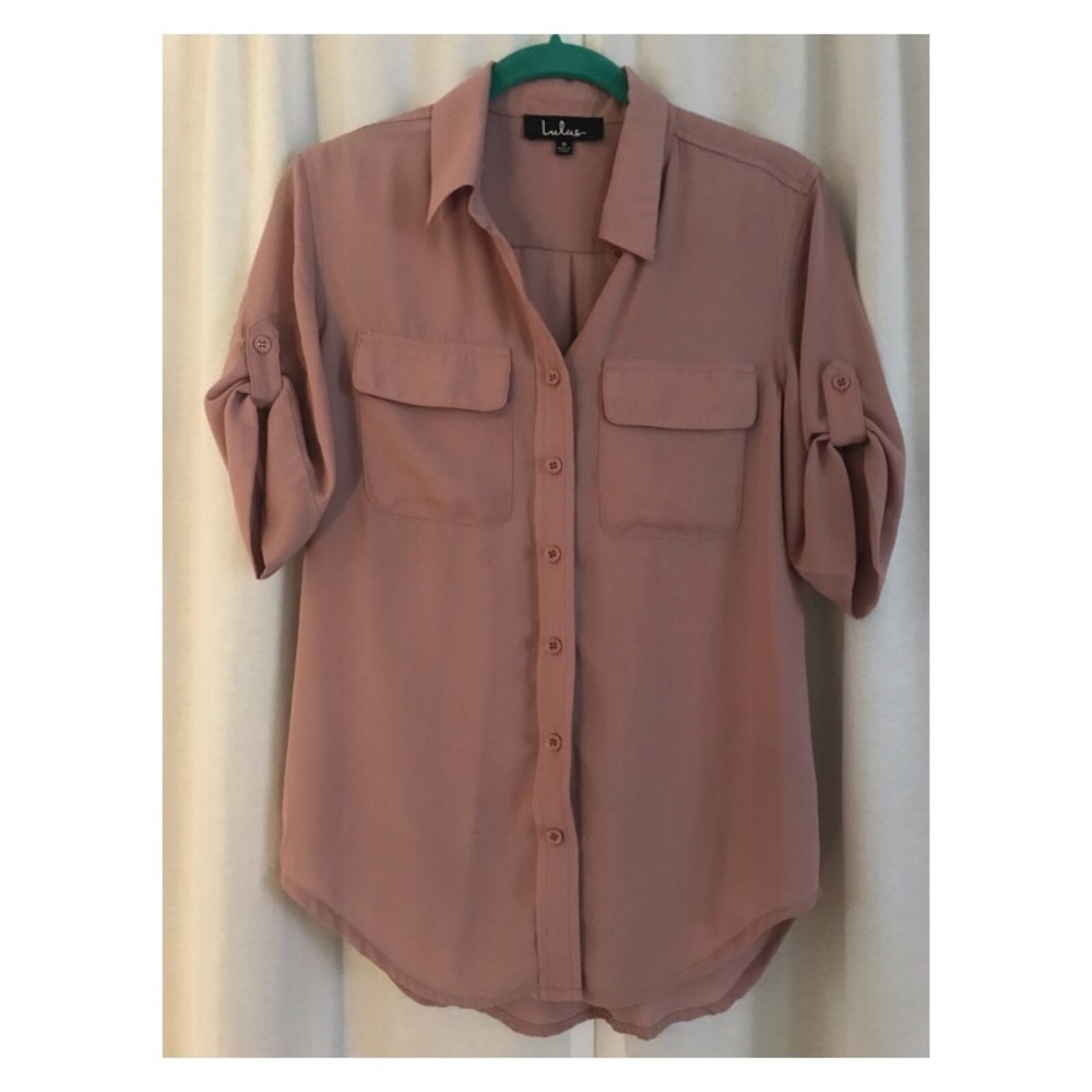 Lulu’s brand Button Down Blouse